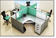 Chair and Cantilever desk